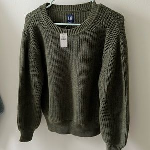 NEW GAP shaker stitch sweater